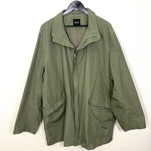Boss Hugo Boss Shell Jacket Army Green Water Resistant Size 56 3X